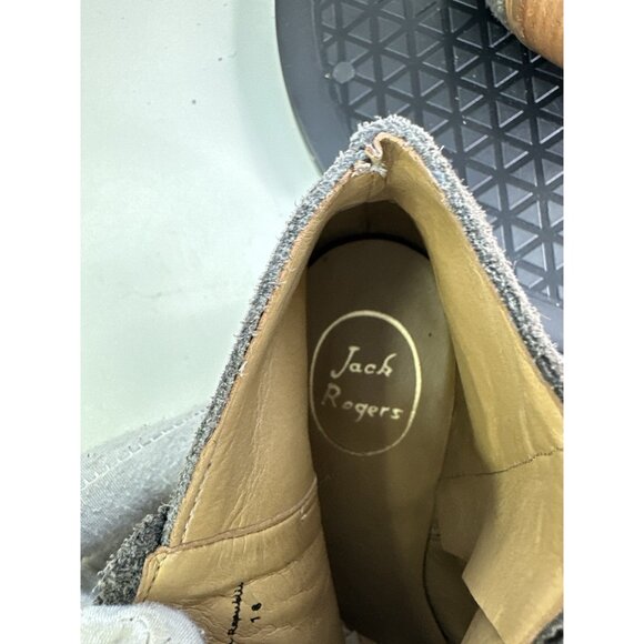 Jack Rogers Suede Slip On Ankle Booties - Gray - Size 8 M - Picture 7 of 9